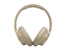 Auriculares inalámbricos - JBL Tune 730BT, 76 h Autonomía, Sonido JBL Pure Bass, Diadema, Bluetooth 6.0, Beige