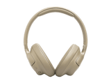 Auriculares inalámbricos - JBL Tune 730BT, 76 h Autonomía, Sonido JBL Pure Bass, Diadema, Bluetooth 6.0, Beige