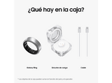 Anillo Inteligente - Samsung Galaxy Ring, Tamaño 7 (17.3 mm), Plata, IA, Titanio, Batería hasta 7 días, BT 5.4, ANC
