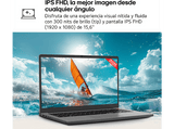 Portátil - LG 15U50T-G.AA56B, 15.6 Full-HD, Intel® Core™ i5-1334U, 16 GB RAM, 512 GB SSD, Iris® Xᵉ, W11H (64 Bit), Plateado