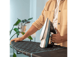 Plancha de vapor - Cecotec Plancha horizontal IronHero 2600 Force, golpe de vapor 210 g/min, suela de gran resistencia, Black
