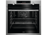 Horno - AEG BPE53516XM, Multifunción, Pirolítico, 71 l, Anillo térmico, 60 cm, Inox Antihuellas