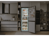 Frigorífico combi - Candy CNCQ2T618EX, Total No Frost Circle+, 185 cm, 355 l, App hOn, LED interior, Inox