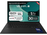 Portátil - LG 14Z90T-G.AD8BB, 14 WUXGA, Intel® Core™ Ultra 7-255H, 32 GB RAM, 2 TB SSD, Arc™ GPU, W11H, Negro