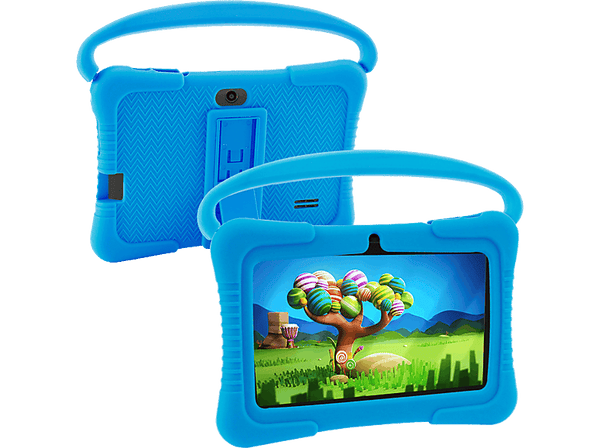 Tablet - DAM K705, Azul y Negro, 32 GB, 7" WSVGA, 2 GB RAM, Allwinner A133, Android, Infantil
