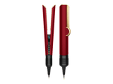 Plancha de pelo - Dyson Airstrait™, Alisado Mojado a Seco, 1600W, 3 Niveles temperatura, 3 Niveles potencia, Red Velvet/Gold