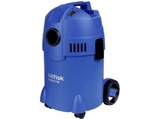 Aspirador sin bolsa - Nilfisk Buddy II 18, Potencia 1200 W, 18 l, 74 dB, De líquidos y solidos, Azul