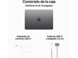 Apple Macbook Air (2024) 13.6 Retina,  Chip M3 Apple,  CPU de 8 núcleos, GPU de 10 núcleos, 24 GB RAM, 512GB de SSD, Gris Espacial