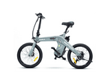 Bicicleta urbana - smartGyro Nimbus, Eléctrica, Plegable, Potencia Nominal 250W, Velocidad 25 km/h, 60 km, IPX4, Gris