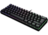 Teclado gaming - ISY IGK 3500-ES, Cable 1.7 m USB, Mini, Retroiluminación, Negro