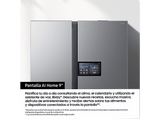 Frigorífico americano - Samsung Bespoke AI RS90F64EETEF, Mono Cooling, No Frost, 178.4 cm, 621 l, Dispensador de agua y hielo, Balda Botellero, Inox