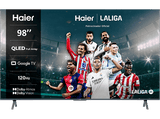 TV QLED 98 - Haier S90 Series  H98S900UX, Full Array, HDR 4K, Procesador Quad Core, Smart TV, Dolby Atmos-Vision, Plata
