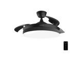 Ventilador de techo - KOENIC KCF 4226 ES Ceiling fan, Luz LED, motor DC 35 W, Mando a distancia, 6 velocidades, Modo brisa, Invierno y verano, Negro
