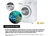 Lavadora carga frontal - Samsung WW90DG6U85HHU3, 9 kg, 1400 rpm, Autodosificador,  AI EcoBubble™,  AI Wash, Blanco