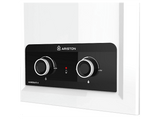 Calentador a gas - Ariston Akros LPG, Gas atmosférico, 21 kW, 11 l, Control Exterior de Temperatura, Gas butano/propano, Blanco