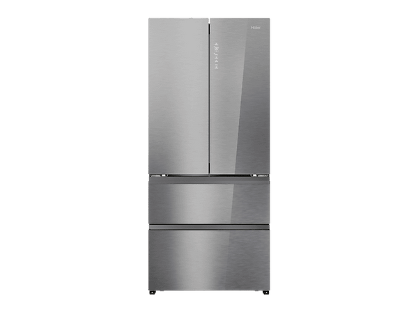 Frigorífico americano - Haier FD 83 HFR7819ENGC Cristal, No Frost, 190 cm, 504 l, My Zone Plus, Daylight, Glass Inox Look