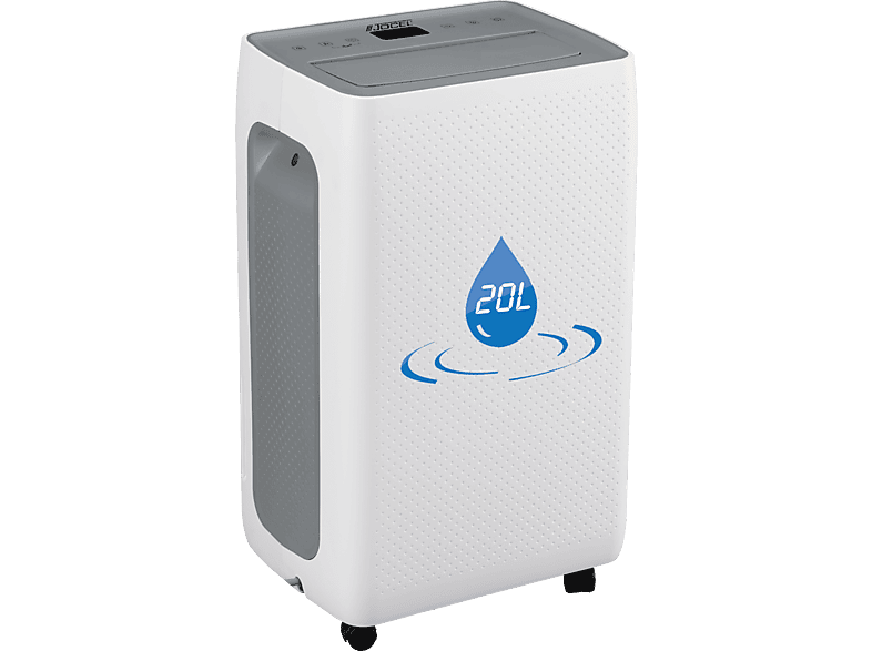 Jocel JDE002167 4.5 l 40 m² Eliminación de humedad 20L/día 30º C Ventilador 2 velocidades Blanco