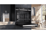 Horno - Siemens HB574AER3, IQ300, Multifunción, Pirolítico, 71 l, 60 cm, HumidClean, perfectCooking 3D, Inox