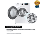 Lavadora secadora - Samsung WD90TA046BE/EC, 9 kg, 6 kg, Motor Inverter, Blanco