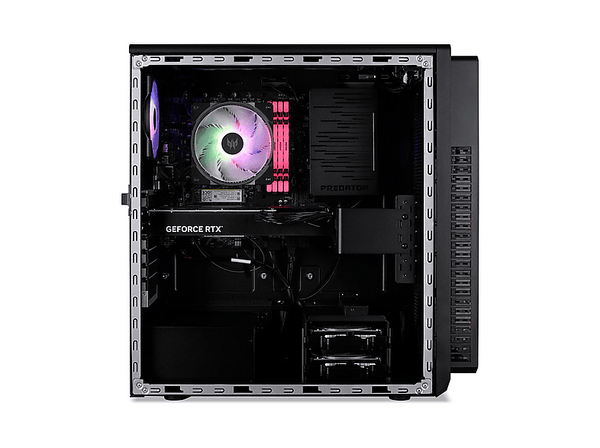 PC gaming - Acer Predator Orion 5000 PO5-660, Intel® Core™ Ultra 7 265F, 32GB RAM, 1TB SSD, GeForce RTX™ 5070, Windows 11 Home, Negro