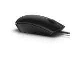 Ratón - Dell MS116, 1000DPI, USB, Óptico, Ambidextro, Negro