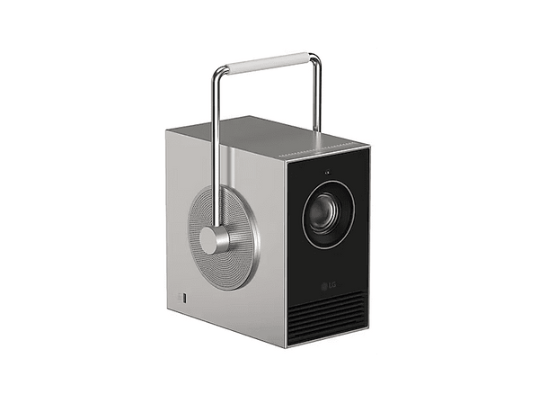 Proyector - LG PU600U, 3840 x 2160 píxeles, 20000 h, UHD 4K, Compacto y Minimalista, Altavoz Integrado, Plata/Negro