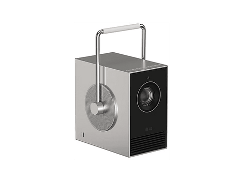 Proyector - LG PU600U, 3840 x 2160 píxeles, 20000 h, UHD 4K, Compacto y Minimalista, Altavoz Integrado, Plata/Negro