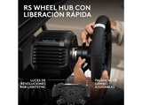 Volante - Logitech G RS50 System, Base accionamiento 8 N�<br/>m, RS Wheel Hub con 13 botones y RS Round Wheel 11″, Trueforce, Force Feedback, PS-PC, Negro