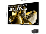 TV OLED 77 - LG OLED77M39LA evo, 4K M3 Inalámbrico con Smart TV webOS23 actualizable, Gris grafito oscuro