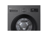 Lavadora carga frontal - LG F4A10S8NDK, 8 kg, 1400 rpm, 8 programas, Grafito Silver