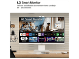 Monitor - LG 32U850SA-W, 32 UHD 4K, 60 Hz, 5 ms, Smart Monitor,  IPS, 2x HDMI, 3x USB-C, HDR10, Altavoces incorporados, Blanco