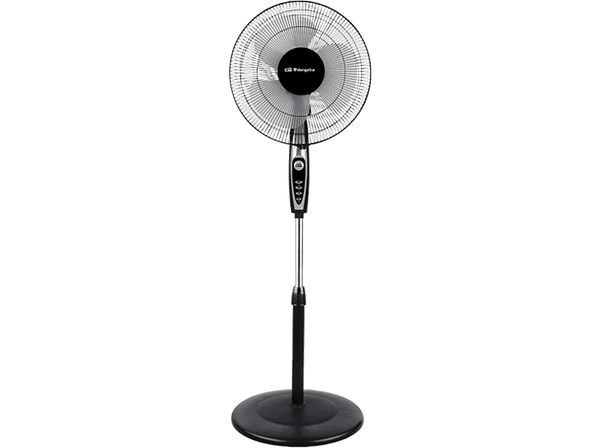 Ventilador de pie - Orbegozo SF0148, 50W, 3 velocidades, Rejilla de seguridad