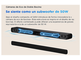 Barra de sonido - TCL S45HE, 100 W, Dolby Atmos, 2.0 Canales, 5 teclas táctiles, LED, Titanio Oscuro