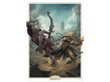 Póster - Fanattik World of Warcraft Litography Sylvanas vs Anduin Wrynn Limited Edition