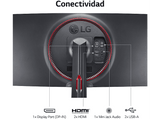 Monitor gaming - LG 34GN850-B, 34, QHD, 1 ms, 144 Hz, HDMI x2, DisplayPort x1, Negro