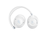 Auriculares inalámbricos - JBL Tune 780NC, Autonomía 76 h, Diadema, Circumaurales, Cancelación ruido adaptativa con Smart Ambient, Plegables, Blanco