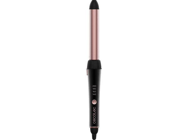 Rizador - Cecotec Surfcare MultiWaves Elite, 5 cabezales, Temperatura regulable, Codo de 90º, Guante térmico y estuche, Negro