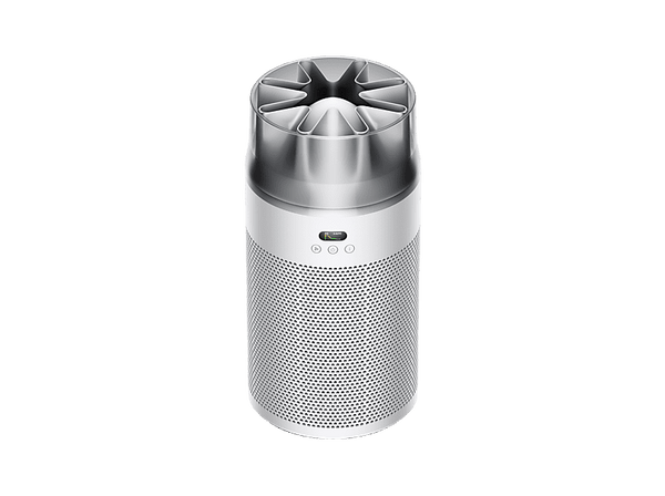 Purificador de aire - Dyson HushJet™, Carbón Activado y Filtro 360, Compacto y potente, Blanco/Plata