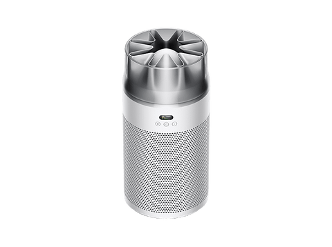 Purificador de aire - Dyson HushJet™, Carbón Activado y Filtro 360, Compacto y potente, Blanco/Plata