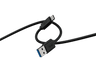 Cable USB a USB-C - ISY IUC-1029,USB-C a USB-A, 1.5m, 5 Gbps, 3A, Negro