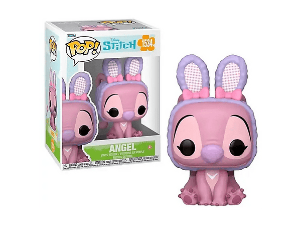 Figura Funko Pop! - Lilo & Stitch - Angel, Vinilo, 9 cm