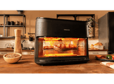 Freidora de aire - Cecotec Cecofry&Grill Smokin' 11000, 2900 W, 11 L, Triple grill, Ahumador, Temperatura dual, Negro