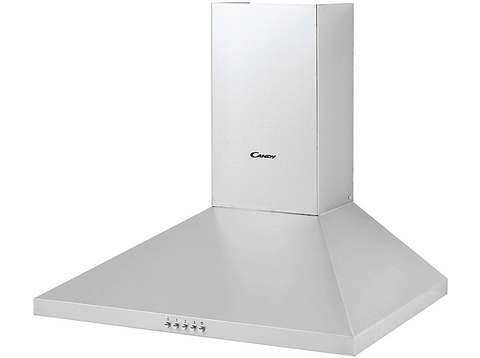 Campana de pared - Candy CCE116/1XGG, 3 velocidades, 285 m³/h, 60 cm, Inox