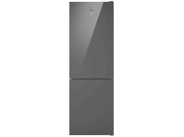 Frigorífico combi - Candy CMGN 6184 S, 317l, No Frost, 186cm, Inverter, Puerta cristal, LED, Inox