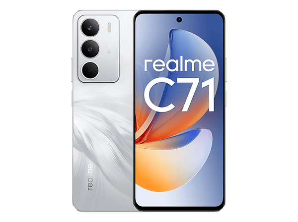 Móvil - realme C71, Blanco, 256 GB, 4 GB RAM, 6.67" Eye Comfort 120Hz, UNISOC T7250, 6000 mAh