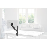 Soporte monitor - Hama Holder, De 13 a 35, VESA 75x75-100x100, Inclinación +45°/-45°, Giro 180°, Hasta 12kg, Altura ajustable, Negro