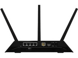 Router inalámbrico - Netgear Nighthawk R7000, doble banda, hasta 1900 Mbps, color negro