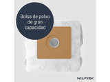 Aspirador con bolsa - Nilfisk Bright Home Plus, 750 W, 3.7 l, Filtración HEPA 14, Negro