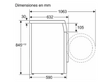 Lavadora carga frontal - Balay 3TS384BT, 8 kg, 1400rpm, 15 programas, AquaControl Plus, Motor ExtraSilencio,  Blanco