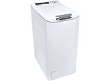 Lavadora carga superior - Hoover H-WASH 300 H3TM08TACE/1-37, 8kg, 1000rpm, Apertura Slow Motion, 75dB(A), Blanco